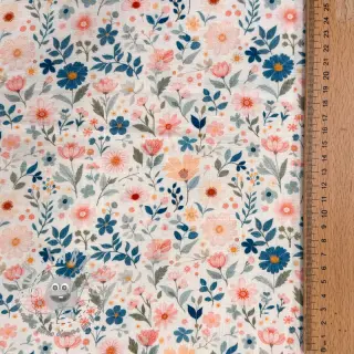 Viscosa con lino Sweet and small design C