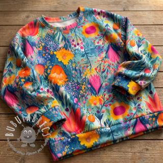 Jersey VISCOSE LYCRA HEAVY Tulips design E