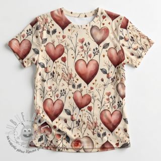 Jersey VISCOSE LYCRA HEAVY Combi design B