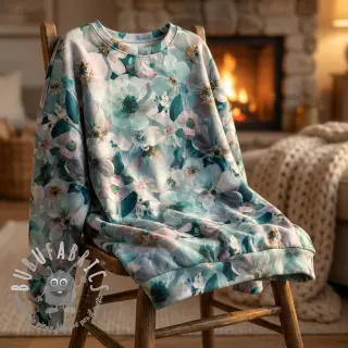 Jersey VISCOSE LYCRA HEAVY Classic flowers design B