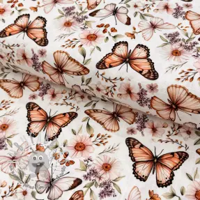 Viscosa con lino Botanic design C