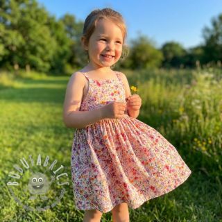 Viscosa con lino Floral design C