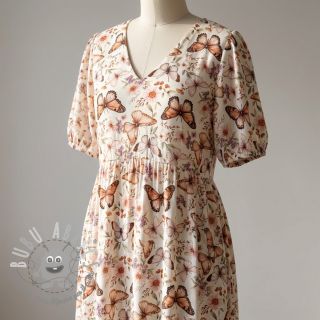 Viscosa con lino Botanic design C