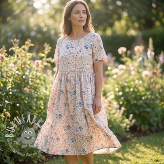 Viscosa con lino Sweet and small design C