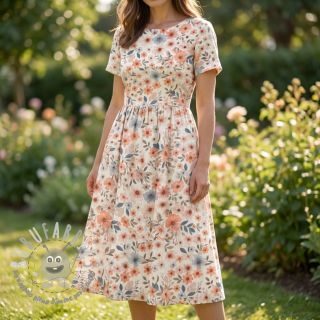 Viscosa con lino Sweet and small design B