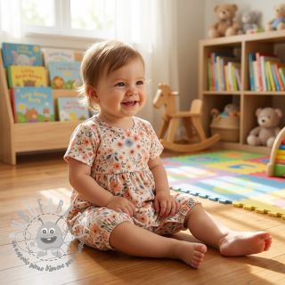 Viscosa con lino Sweet and small design B