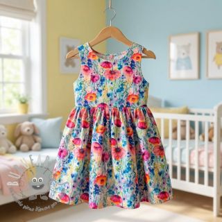 Viscosa con lino Bright and bold design C