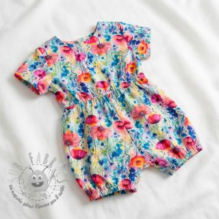 Viscosa con lino Bright and bold design C