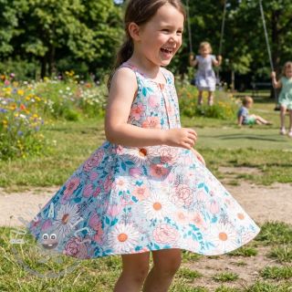 Viscosa con lino Bright and bold design D