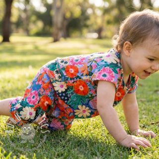 Viscosa con lino Bright and bold design A