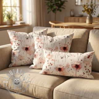 Viscosa con lino Flower sea design C