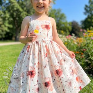 Viscosa con lino Flower sea design C