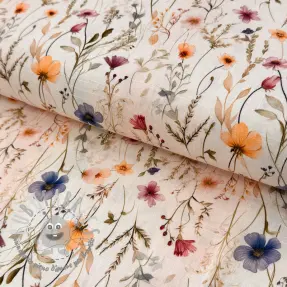 Viscosa con lino Botanic design A