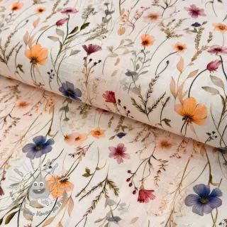 Viscosa con lino Botanic design A