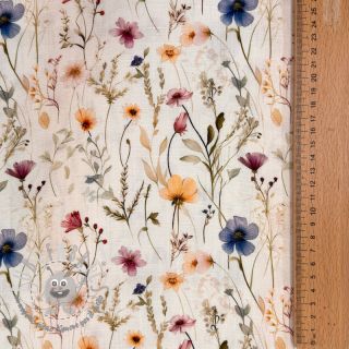 Viscosa con lino Botanic design A