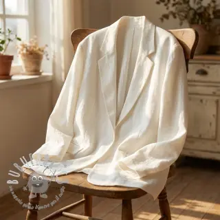 Viscosa con lino SPANDEX off white