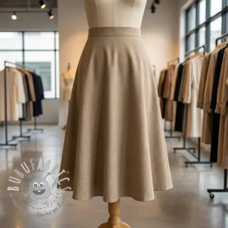 Viscosa con lino SPANDEX taupe