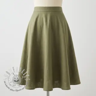 Viscosa con lino SPANDEX moss green