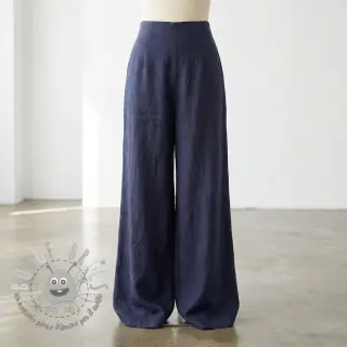 Viscosa con lino SPANDEX marine