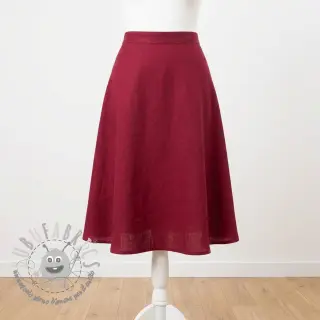 Viscosa con lino SPANDEX burgundy
