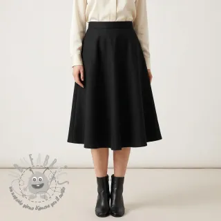 Viscosa con lino SPANDEX black