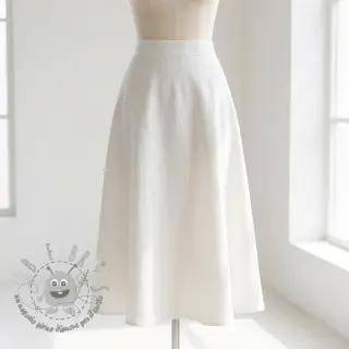 Viscosa con lino SPANDEX off white