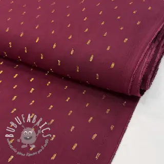 Viscosa LUREX burgundy