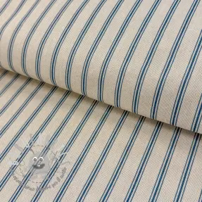 Tessuto decorativo Linenlook Vincennes bleu