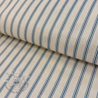 Tessuto decorativo Linenlook Vincennes bleu