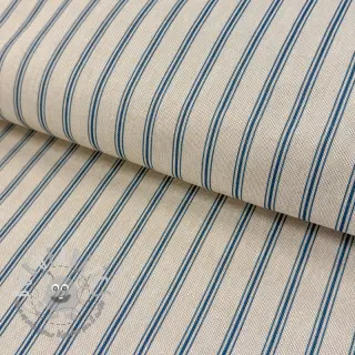 Tessuto decorativo Linenlook Vincennes bleu