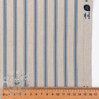 Tessuto decorativo Linenlook Vincennes bleu