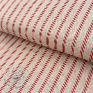 Tessuto decorativo Linenlook Vincennes rouge