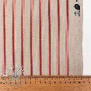 Tessuto decorativo Linenlook Vincennes rouge