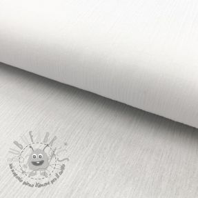 Tessuto di cotone CRINKLE white