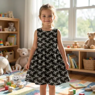 Tessuto di cotone EMBROIDERY Rosemary black