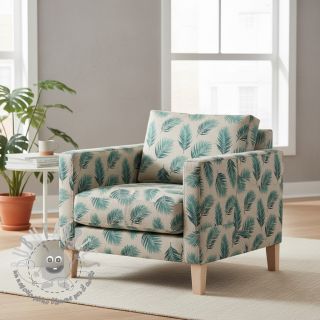 Tessuto decorativo Linenlook Baracoa canard