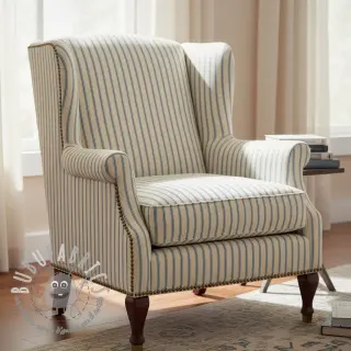 Tessuto decorativo Linenlook Vincennes bleu