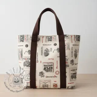 Tessuto decorativo Linenlook Vincennes rouge