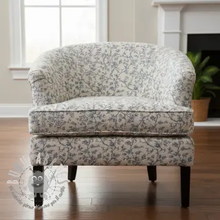Tessuto decorativo Linenlook Meredith bleu