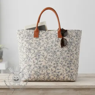 Tessuto decorativo Linenlook Meredith bleu