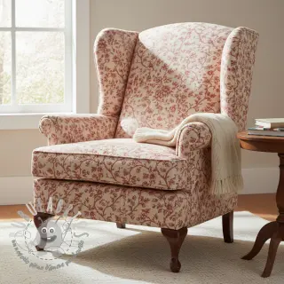 Tessuto decorativo Linenlook Meredith rouge