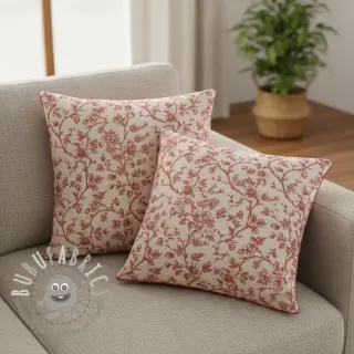 Tessuto decorativo Linenlook Meredith rouge