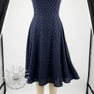 Viscosa LUREX navy