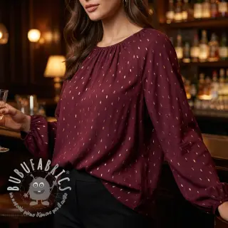 Viscosa LUREX burgundy