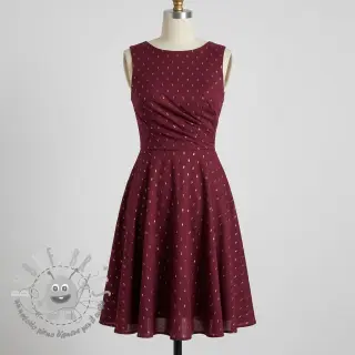 Viscosa LUREX burgundy