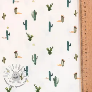 Jersey Safari off white digital print