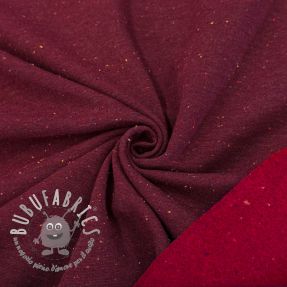 Felpa garzata COSY burgundy melange