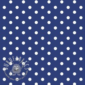 Tessuto di cotone Dots cobalt