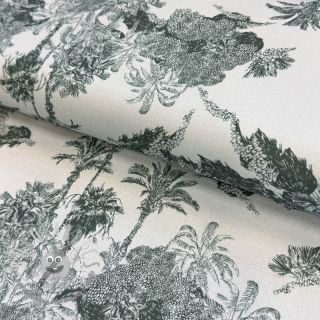 Tessuto decorativo Forest green digital print