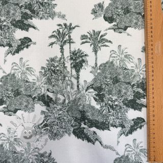 Tessuto decorativo Forest green digital print